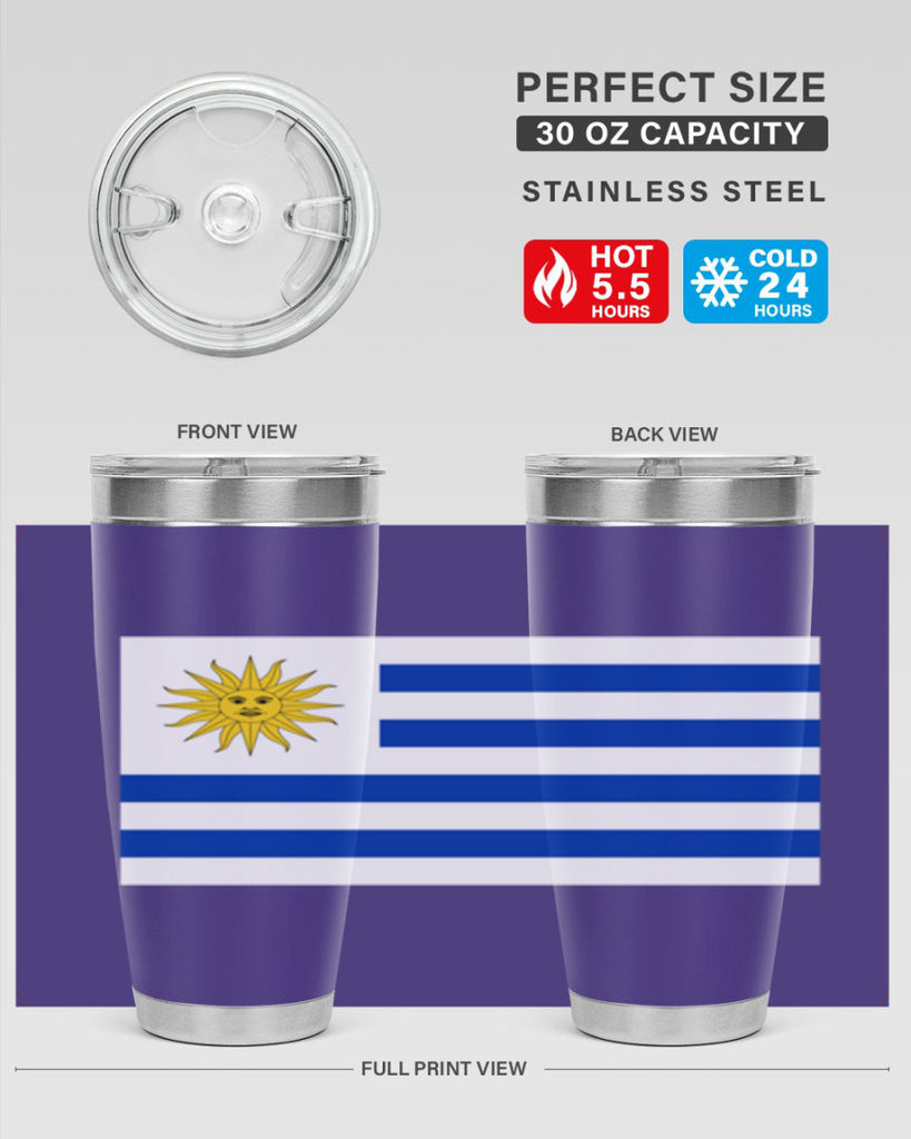 Uruguay 9#- world flags- Tumbler