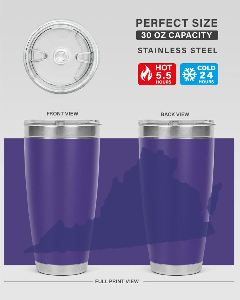 Virginia 5#- stateflags- Tumbler