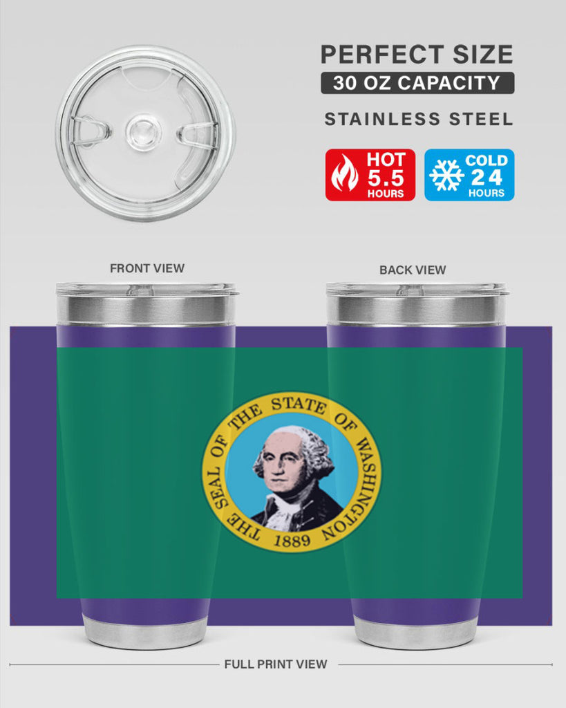 Washington 4#- stateflags- Tumbler