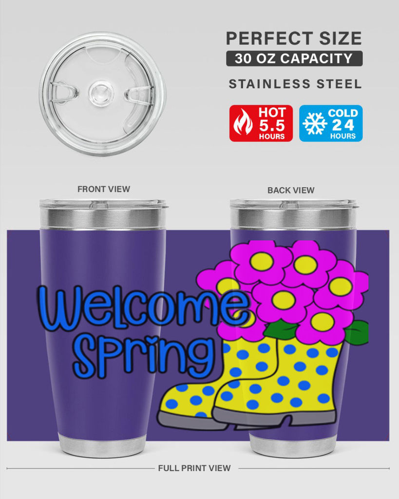 Welcome Spring rainboots page577#- spring- Tumbler
