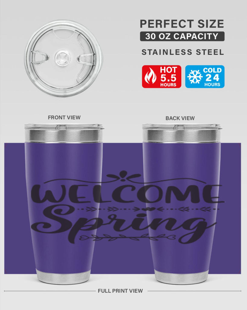 Welcome spring 576#- spring- Tumbler