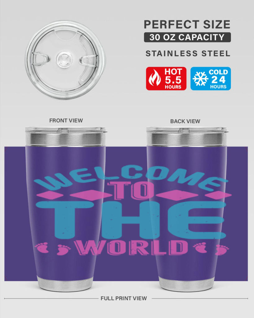 Welcome to the world Style 162#- baby- tumbler