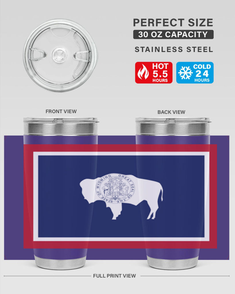Wyoming 1#- stateflags- Tumbler