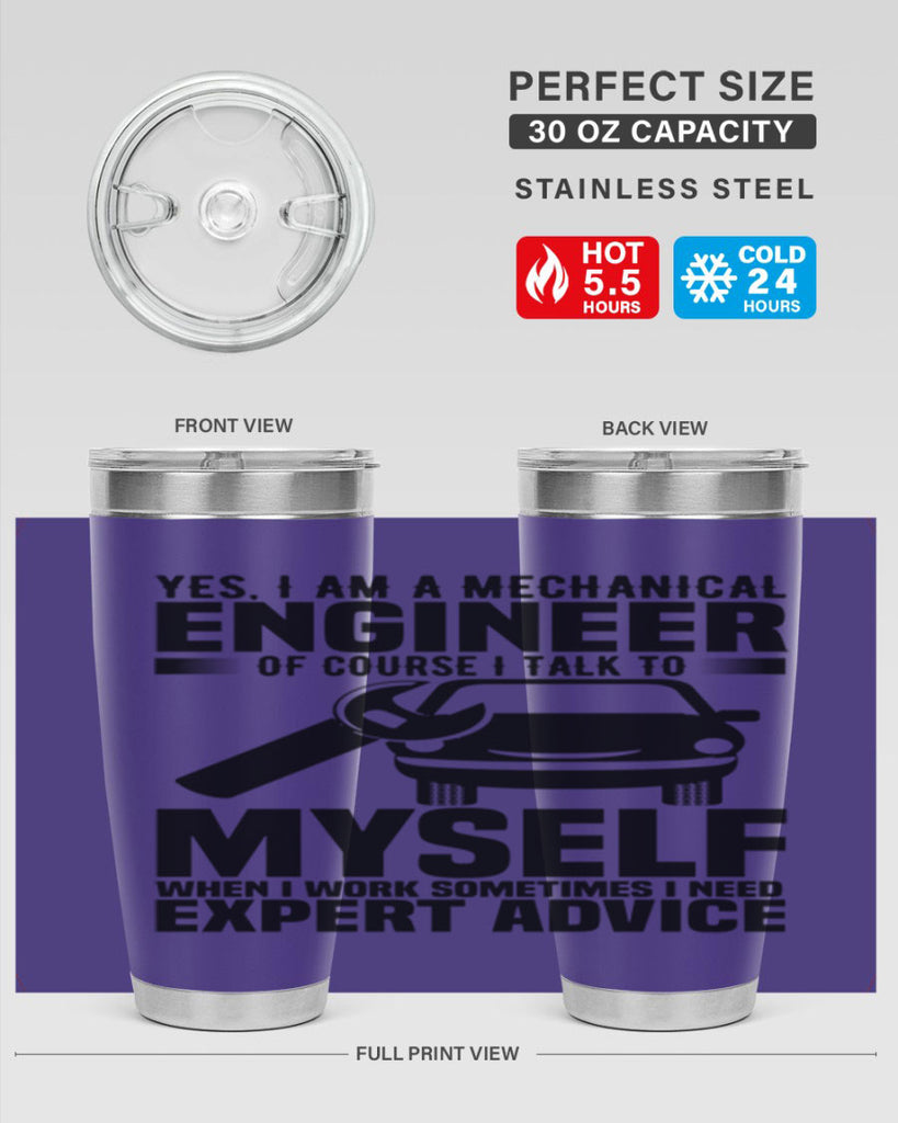 Yes I Am A Mechanical Style 1#- engineer- tumbler