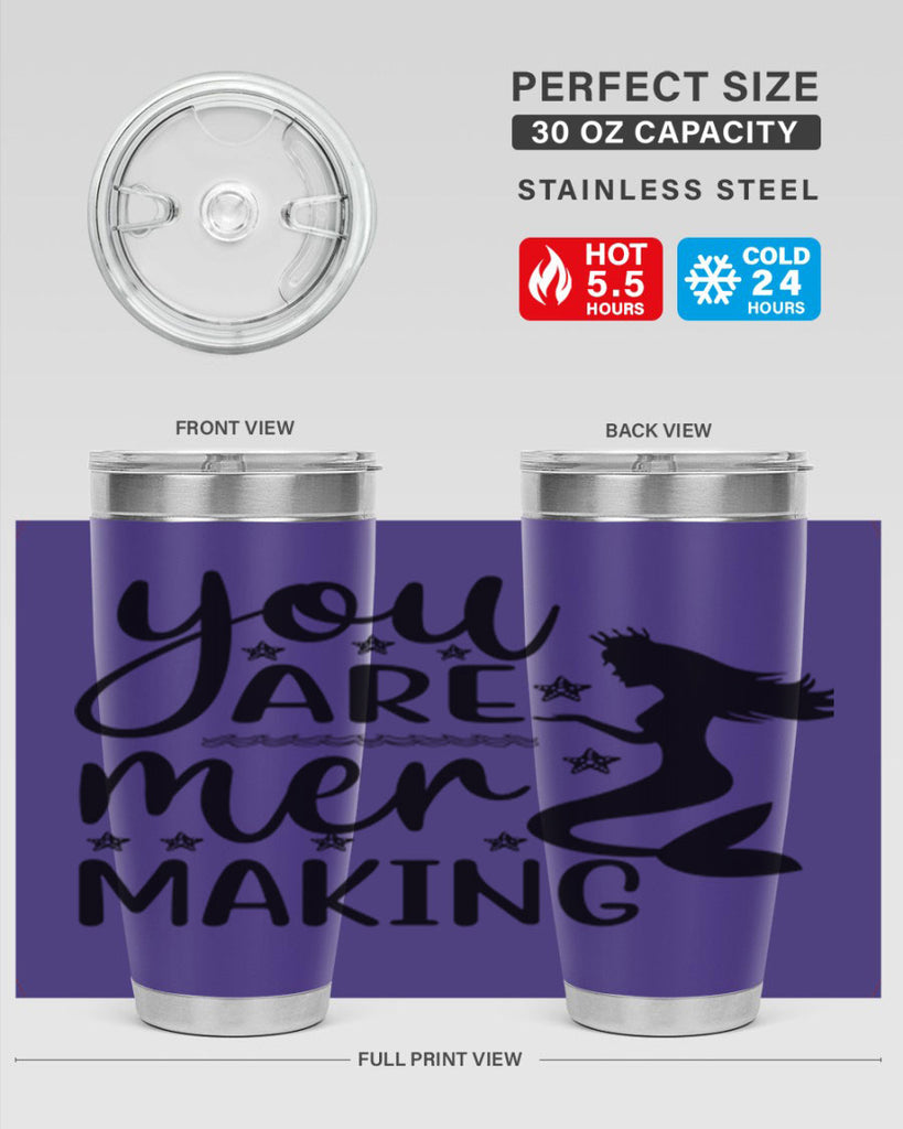 You are mer making 684#- mermaid- Tumbler