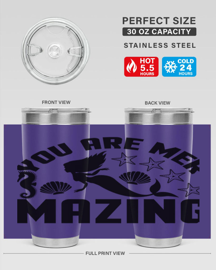 You are mer mazing 685#- mermaid- Tumbler
