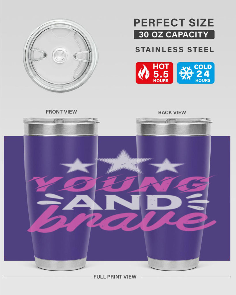 Yound and Brave Style 160#- baby- tumbler