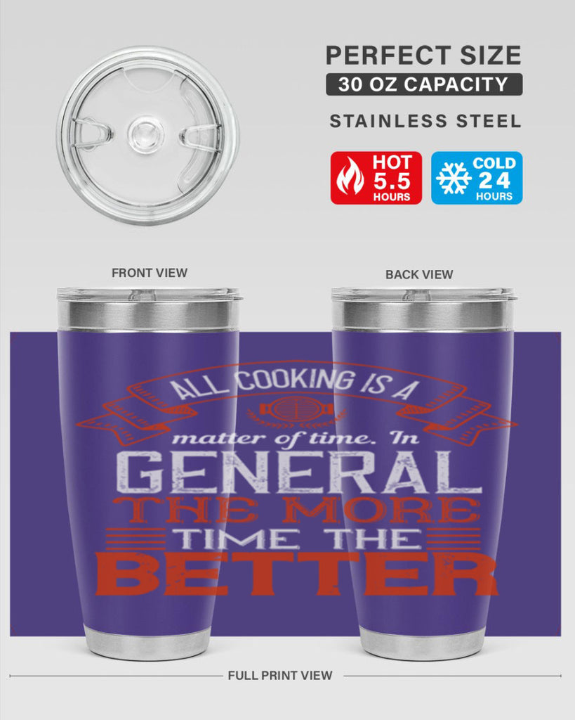all cooking is a matter of time in general the more time the better 39#- cooking- Tumbler