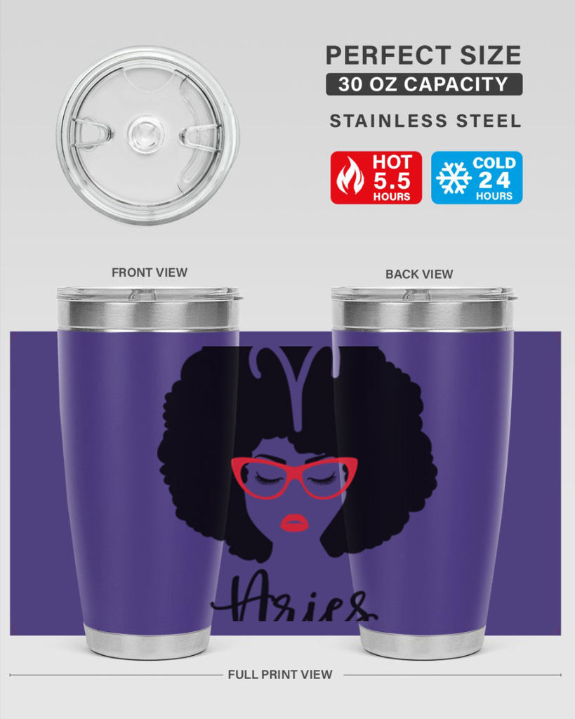 aries 122#- zodiac- Tumbler