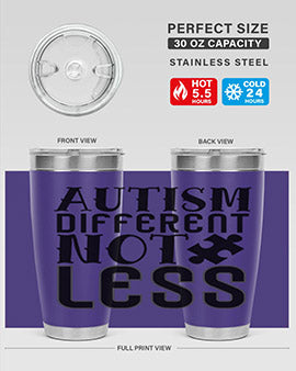 autism different not less Style 6#- autism- Tumbler