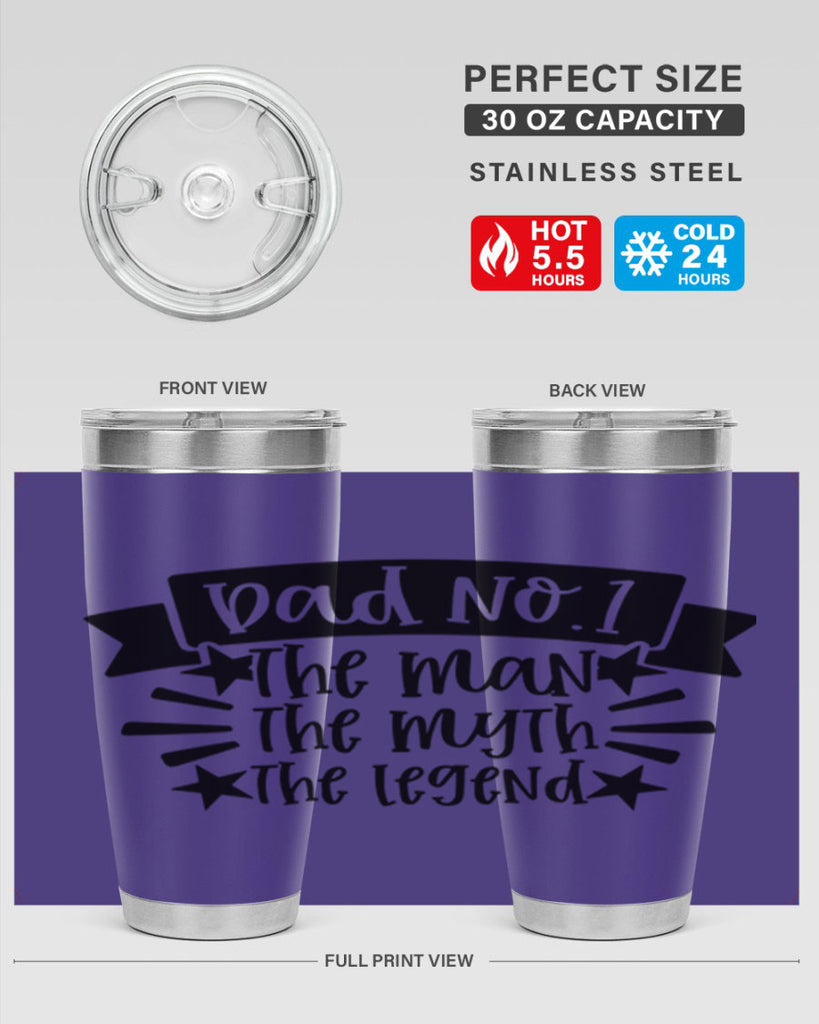 dad no the man the myth the legend 62#- fathers day- Tumbler