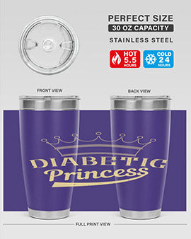 diabetic princess Style 42#- diabetes- Tumbler
