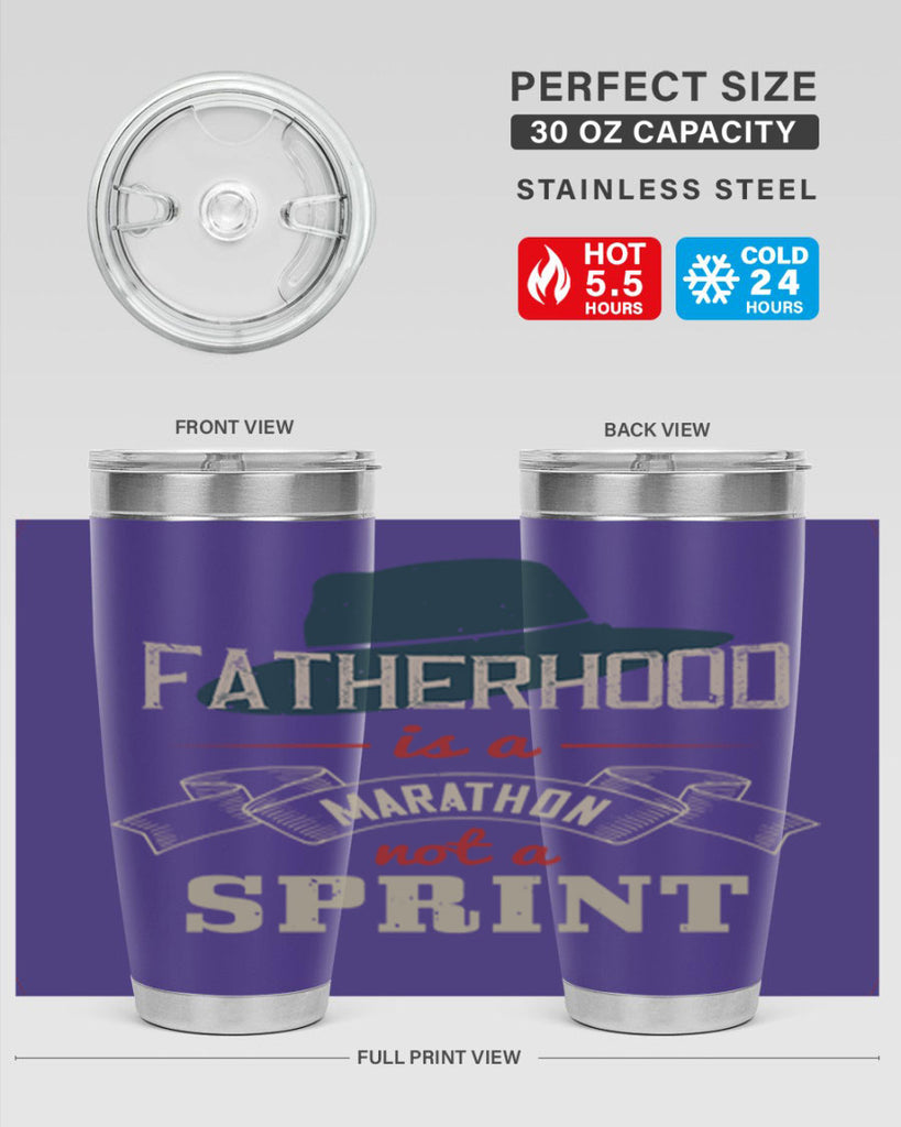 fatherhood is a marathon 227#- fathers day- Tumbler