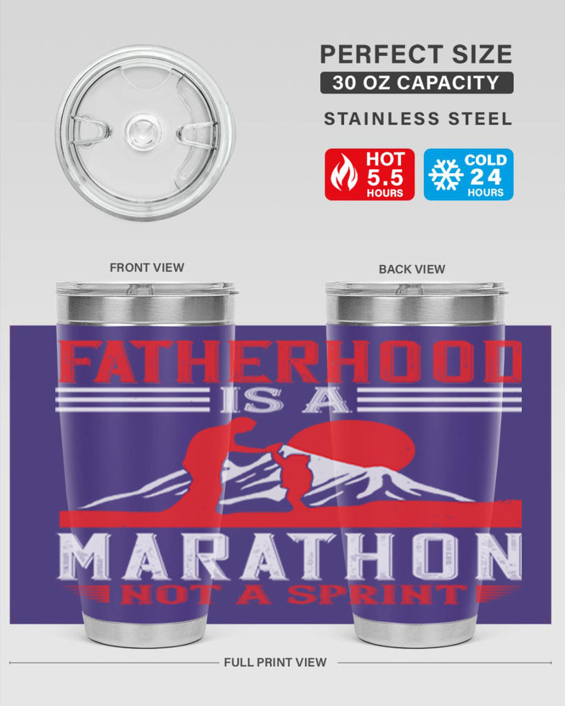 fatherhood is a marathon not a sprint 261#- fathers day- Tumbler