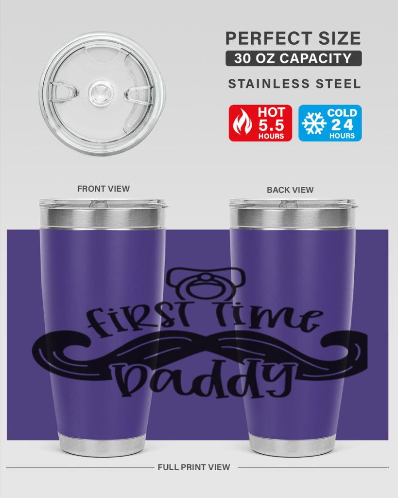 first time daddy 51#- fathers day- Tumbler