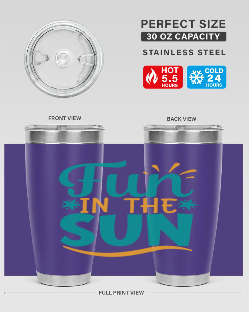fun in the sun Style 103#- summer- Tumbler