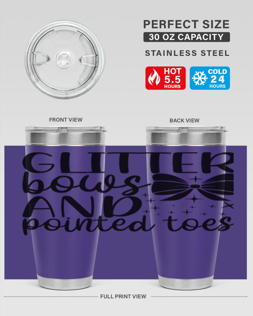 glitter bows and pointed toes44#- ballet- Tumbler
