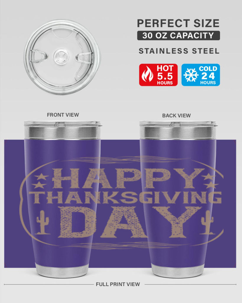 happy thanksgiving day 35#- thanksgiving- Tumbler