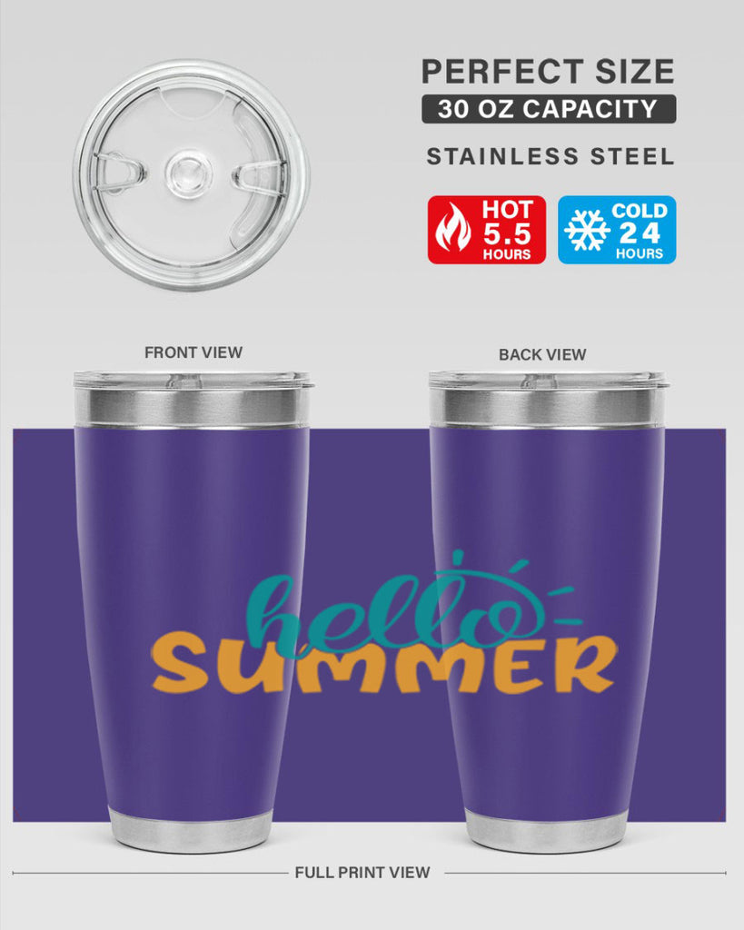 hello summer Style 97#- summer- Tumbler