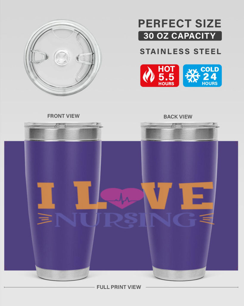 i love nursing Style Style 173#- nurse- tumbler