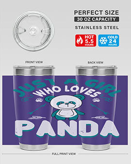 just a girl who loves panda 21#- Bears- Tumbler