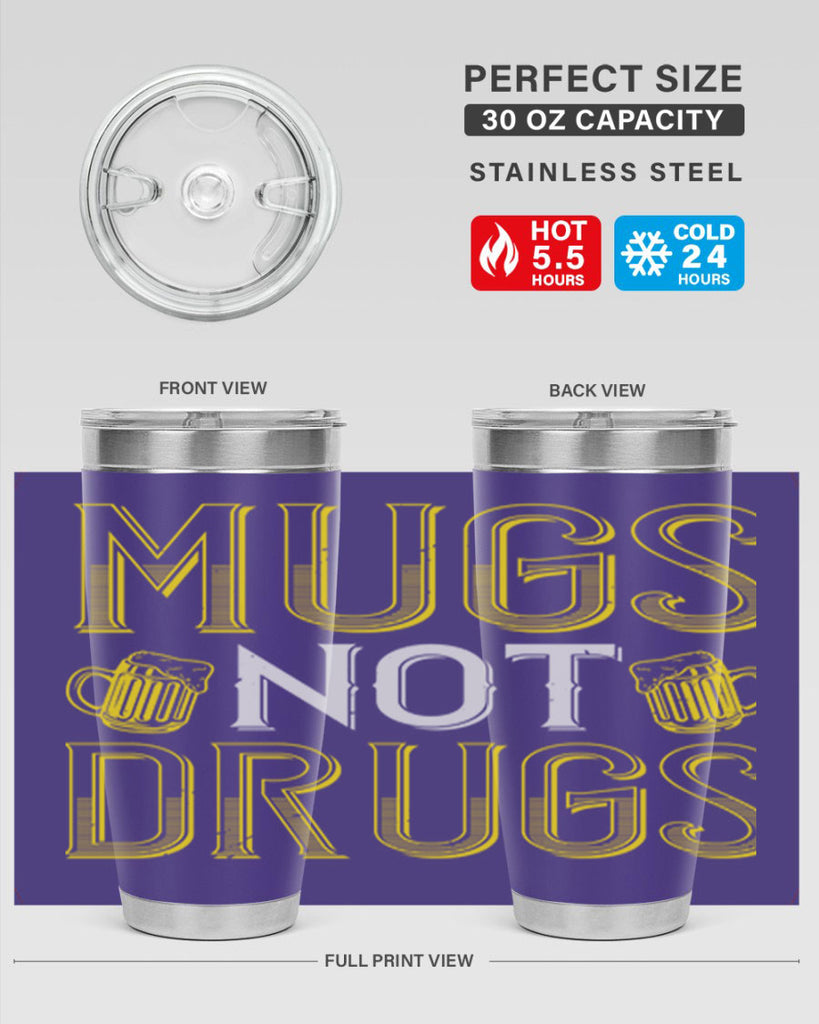 mugs not drugs Style 113#- St Patricks Day- Tumbler