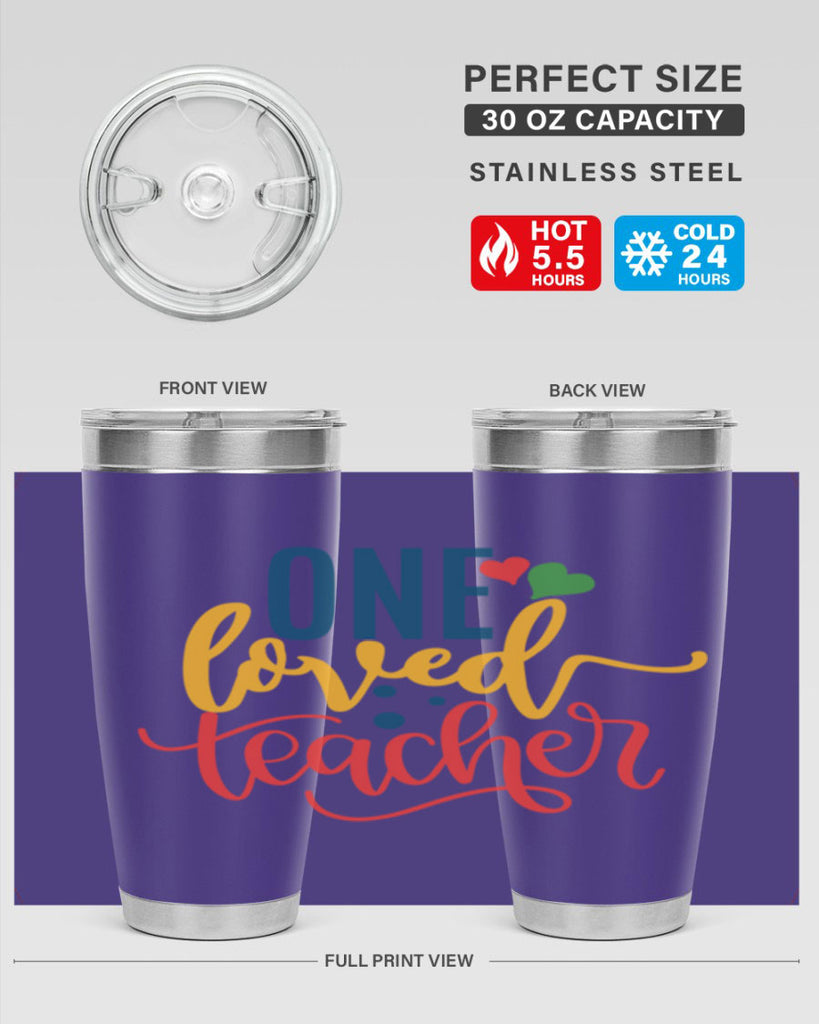 one loved teacher Style 165#- teacher- tumbler