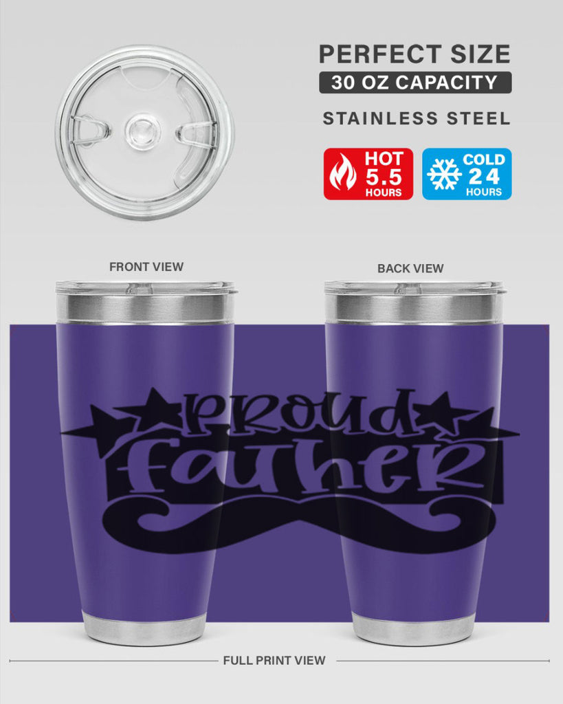 proud father 21#- fathers day- Tumbler