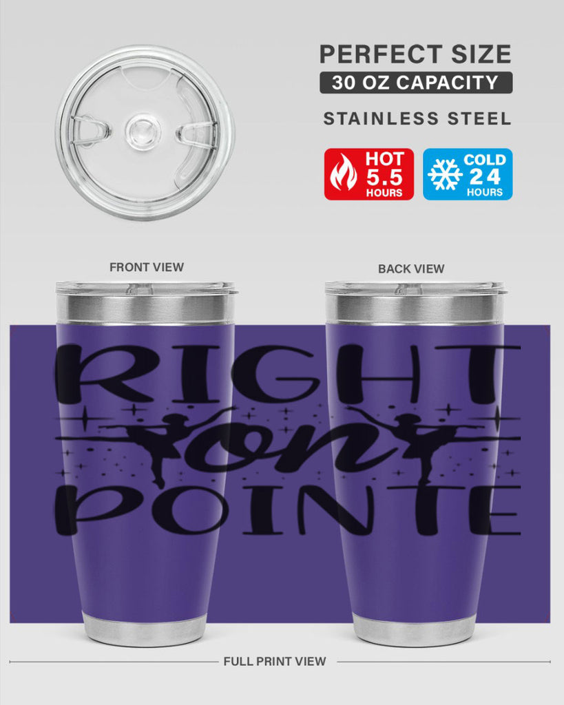 right on pointe78#- ballet- Tumbler