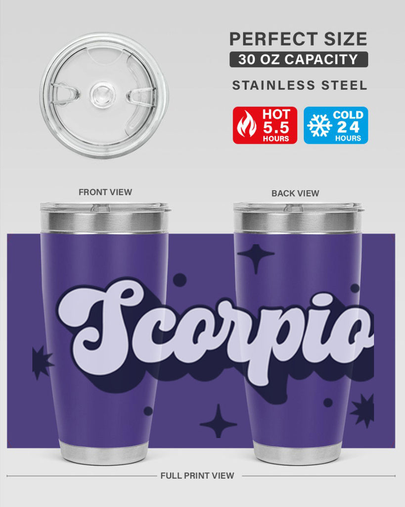 scorpio 454#- zodiac- Tumbler