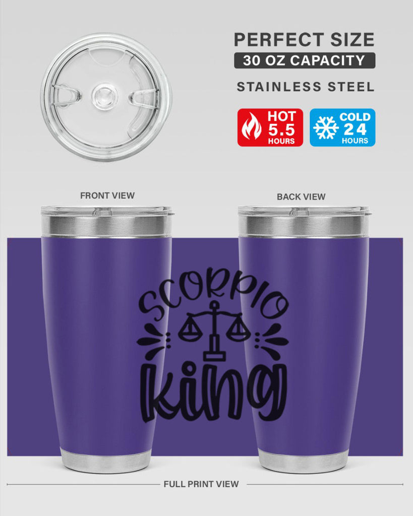 scorpio king 444#- zodiac- Tumbler