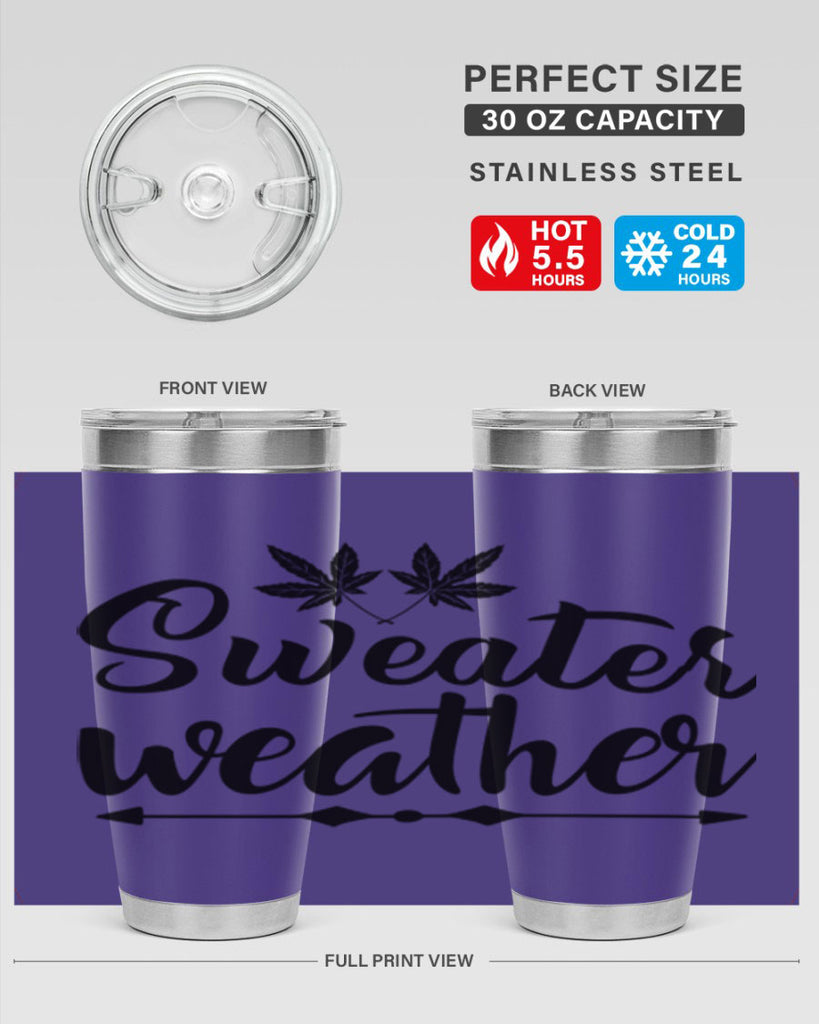 sweater weather 581#- fall- Tumbler
