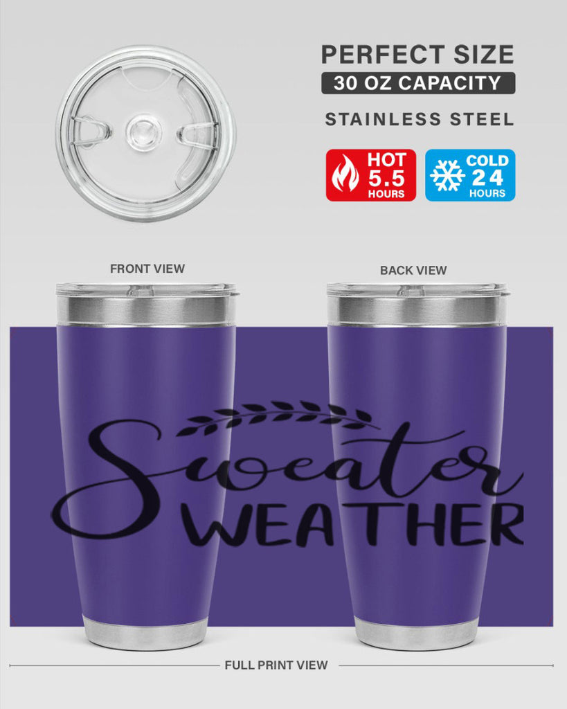 sweater weather 582#- fall- Tumbler