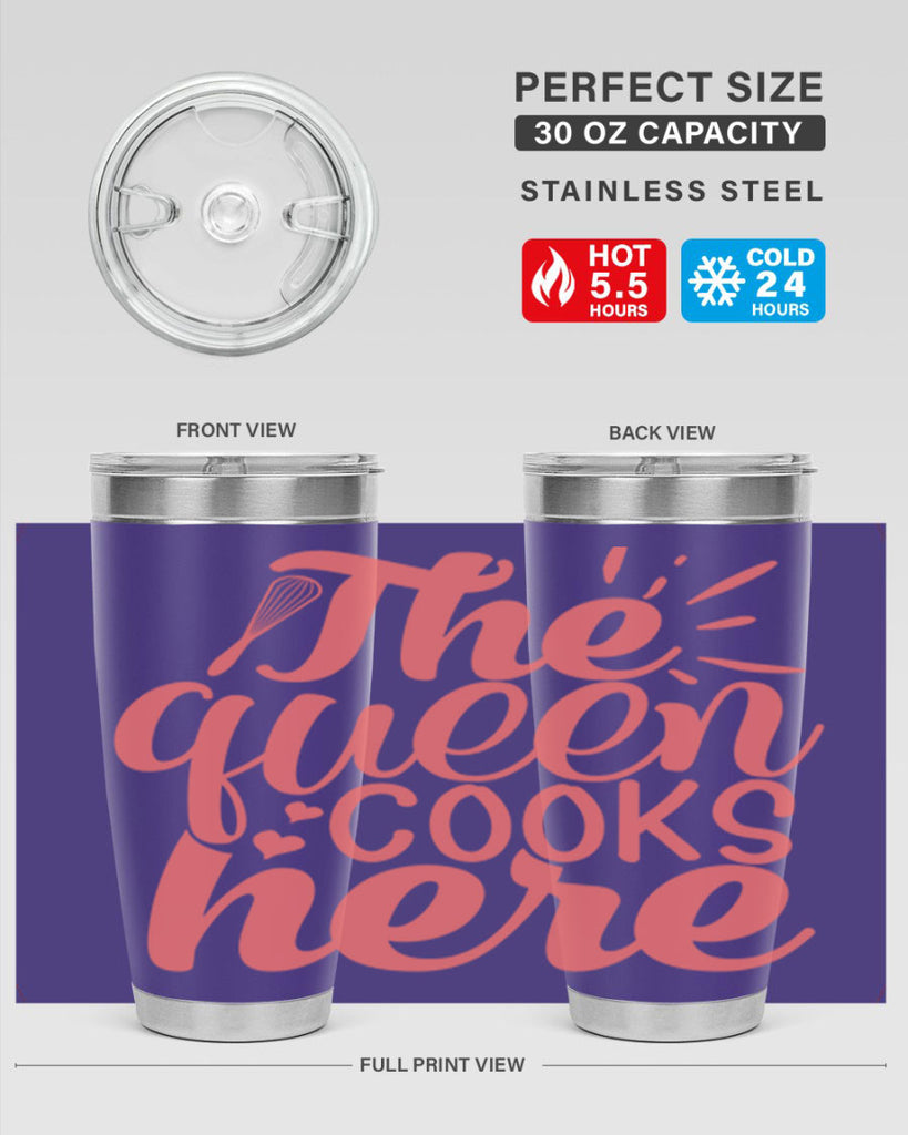 the queen cooks here 9#- kitchen- Tumbler