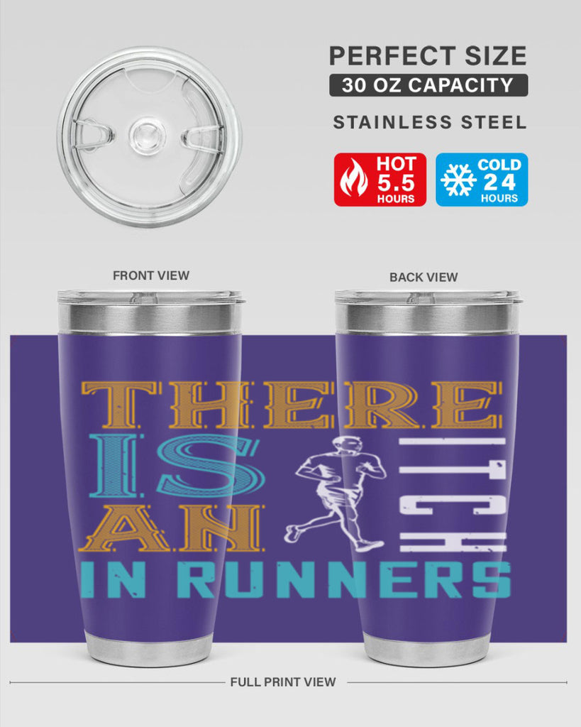 there is an itch in runners 9#- running- Tumbler
