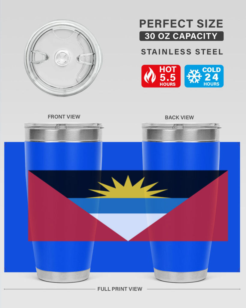Antigua and Barbuda 192#- world flags- Tumbler
