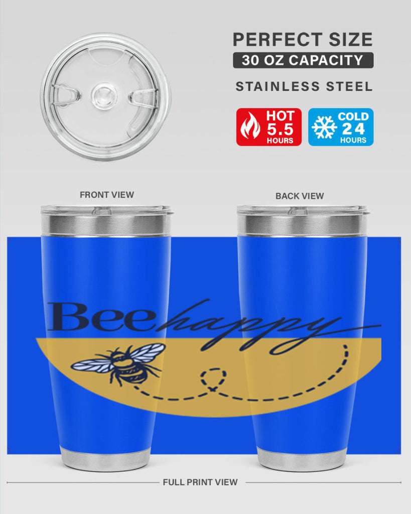Bee Happy30#- spring- Tumbler
