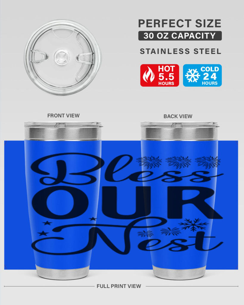 Bless Our Nest 51#- spring- Tumbler