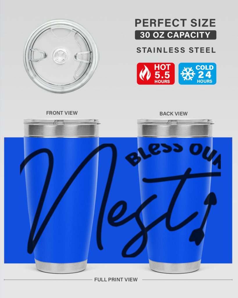 Bless Our Nest55#- spring- Tumbler