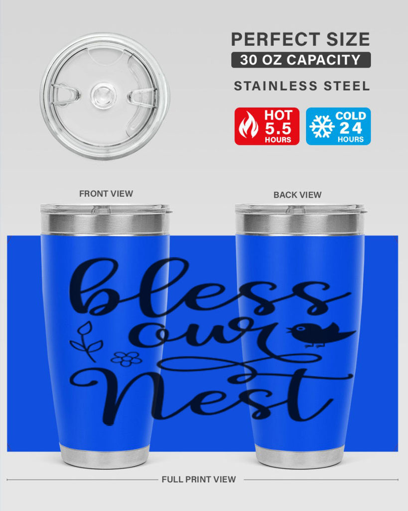 Bless our nest  68#- spring- Tumbler