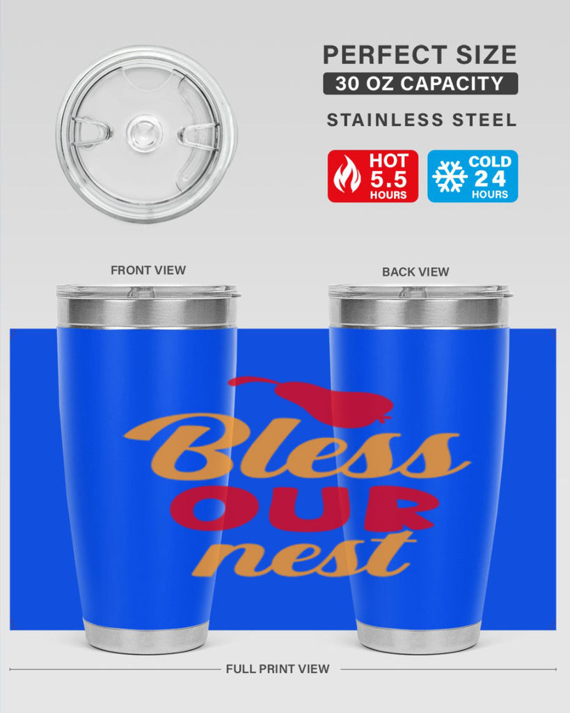 Bless our nest 53#- spring- Tumbler