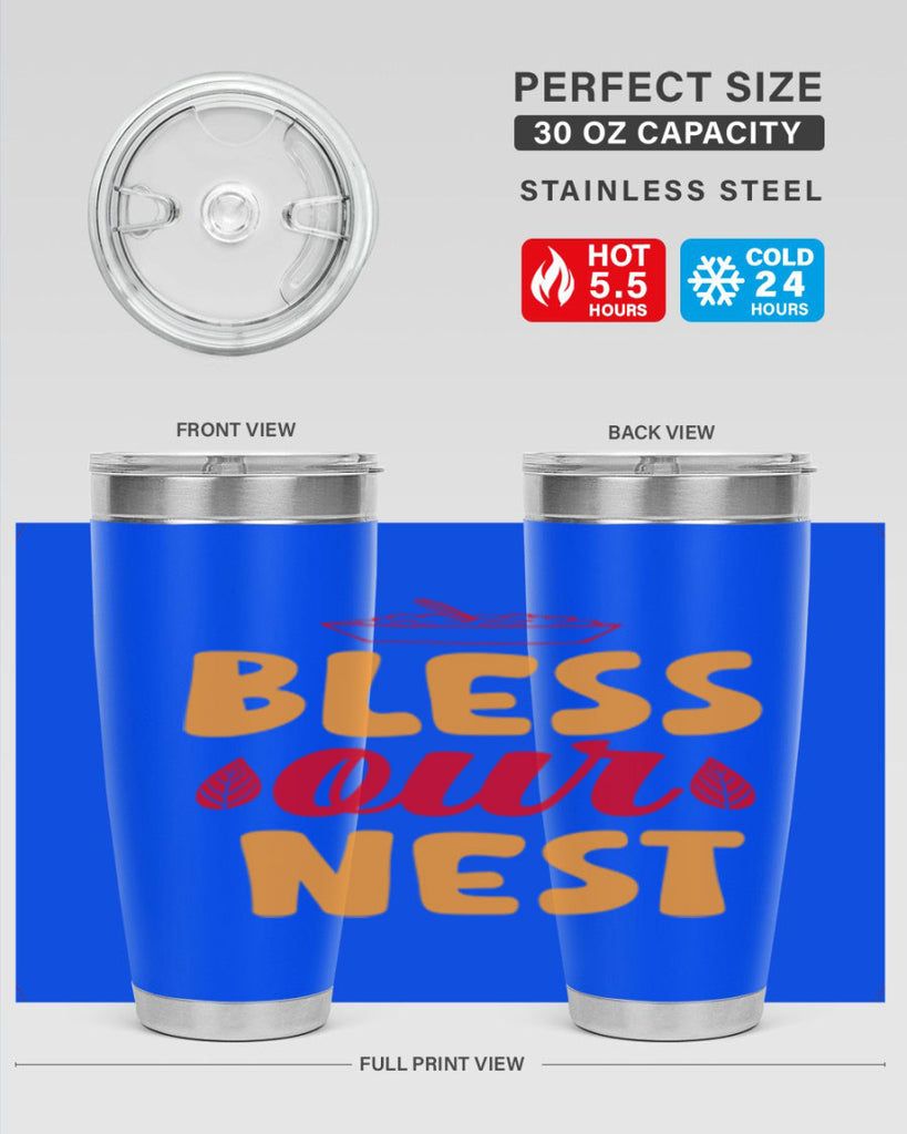 Bless our nest 54#- spring- Tumbler