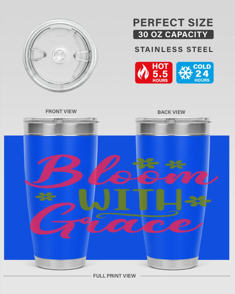 Bloom With Grace 80#- spring- Tumbler