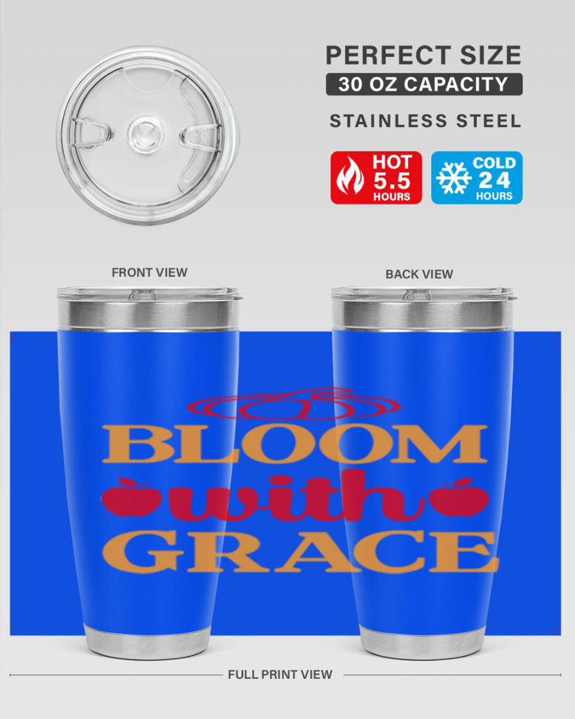 Bloom with grace 82#- spring- Tumbler