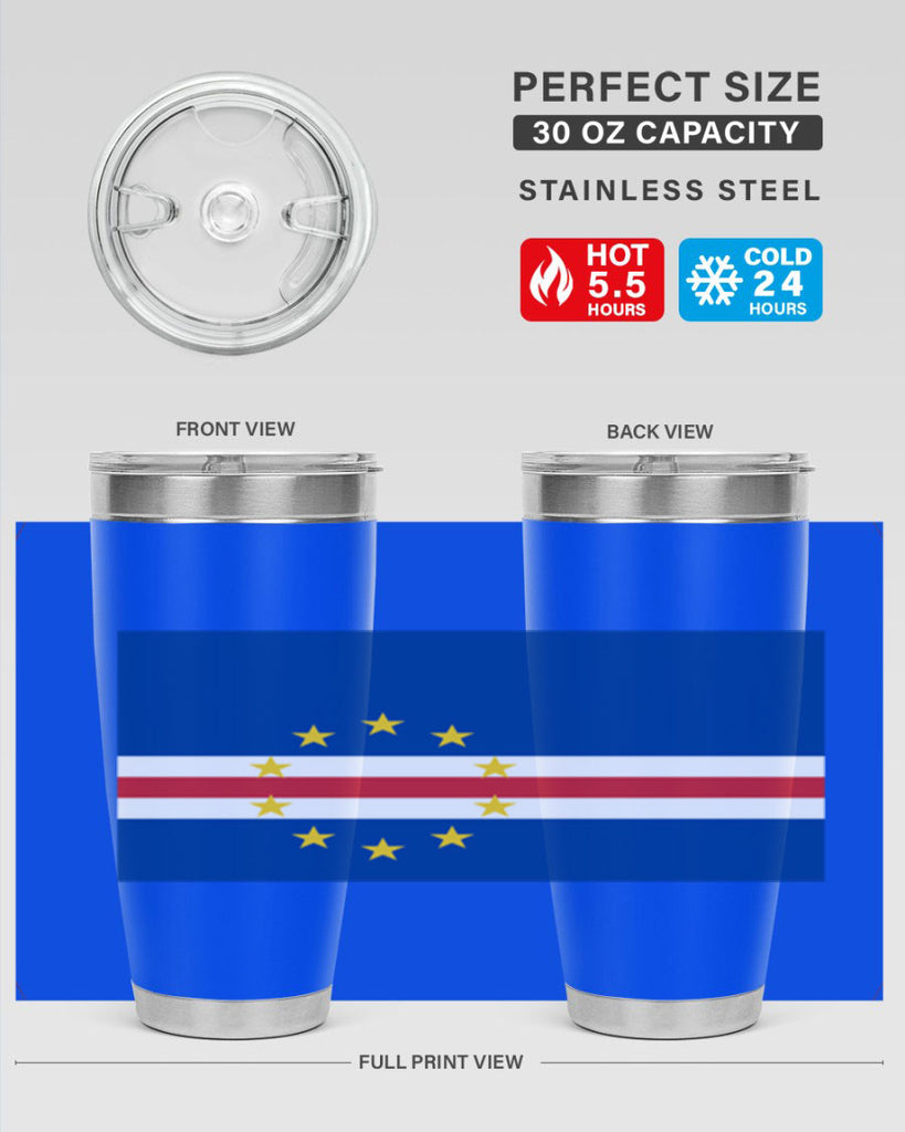 Cabo Verde 169#- world flags- Tumbler