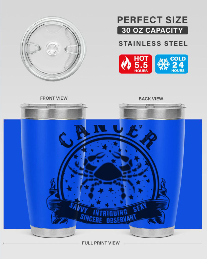 Cancer 13#- zodiac- Tumbler