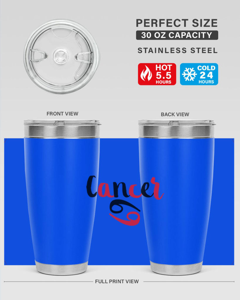 Cancer 152#- zodiac- Tumbler