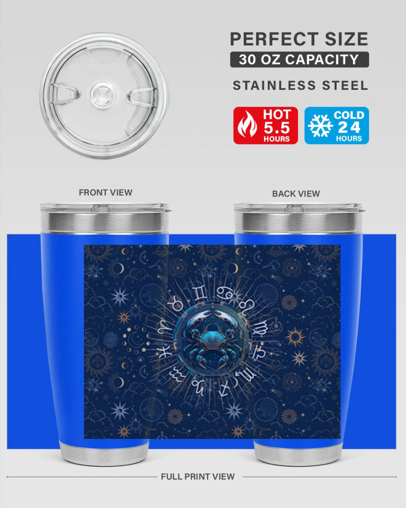 Cancer Straight 146#- zodiac- Tumbler