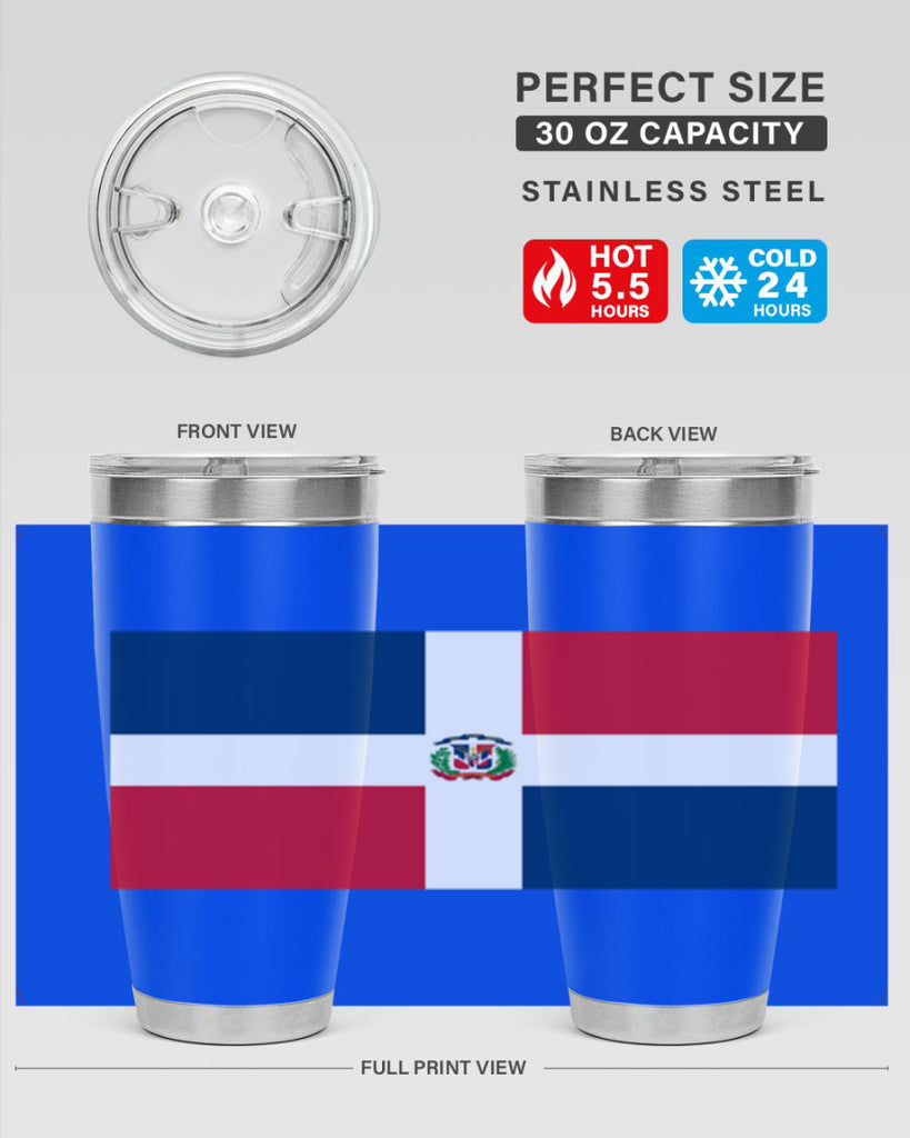 Dominican Republic 148#- world flags- Tumbler