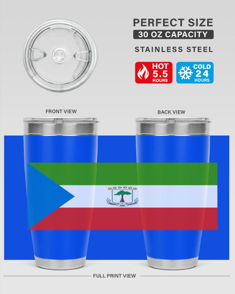 Equatorial Guinea 144#- world flags- Tumbler
